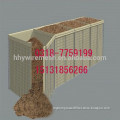 Military Hesco Blast Barrier hot dipped galvanized hesco wall